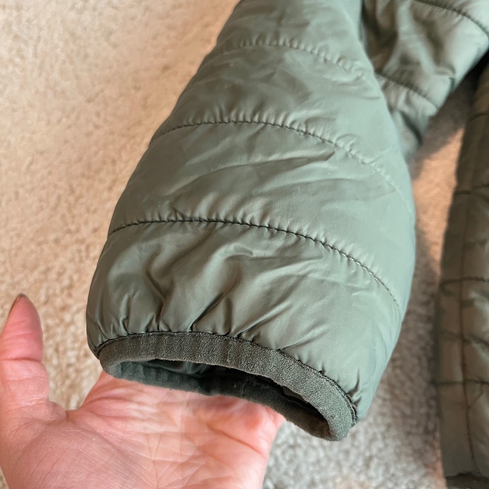Cat & Jack‎ Kids Quilted Hooded Jacket Green Puffer Winter Warm Size XL - Picture 10 of 10